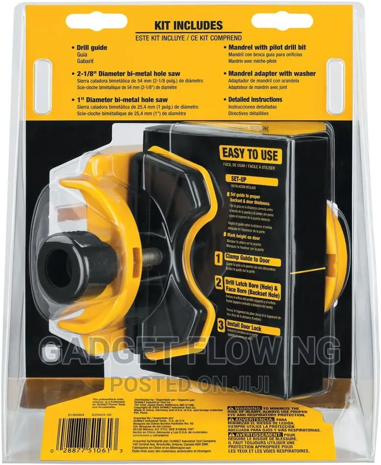DEWALT Door Lock Installation Kit