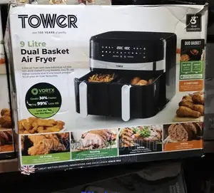 Tower 9litre Dual Basket Air Fryer