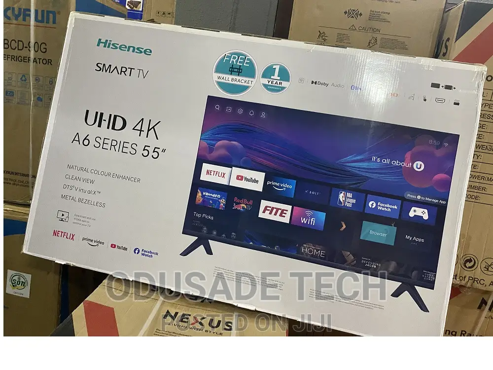 Hisense 55'' Free Wall Bracket Available