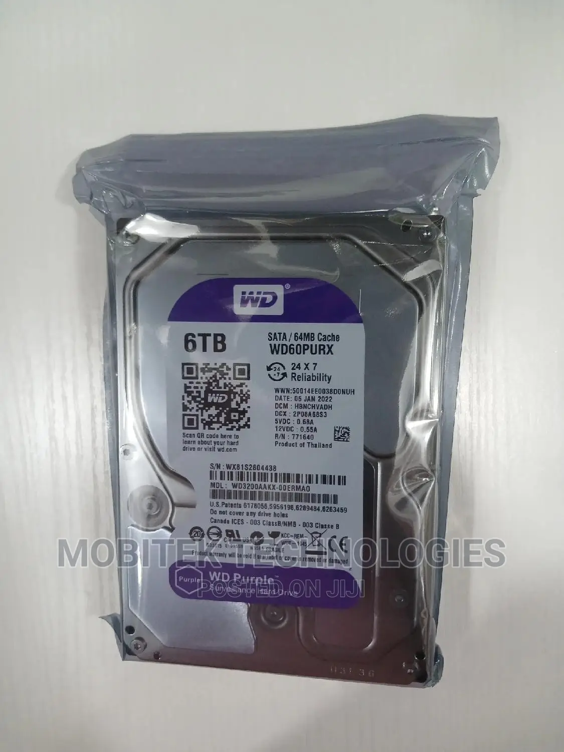 6tb Wd Surveillance Sata Desktop Hard Drive