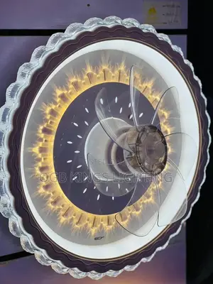 Led Celling Fan With Remote Control Chandelier Lighting