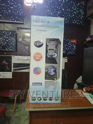 Polystar DVD Bluetooth Speaker With Light Colorful Effect