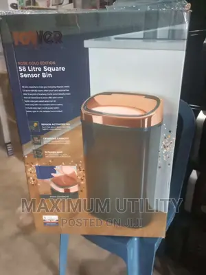 Tower 58l Suare Sensor Bin