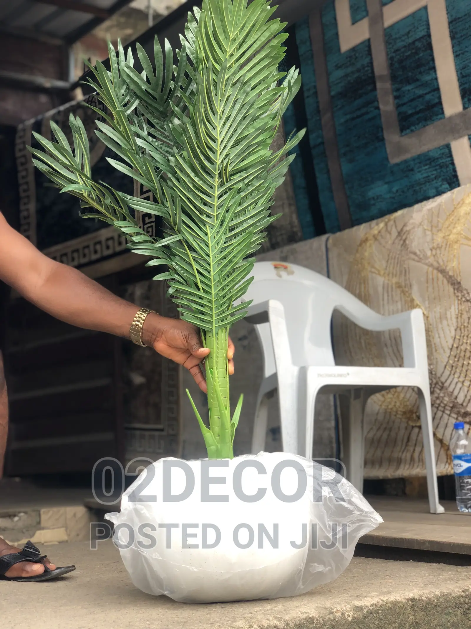 Palm Artificial Plants With Pot