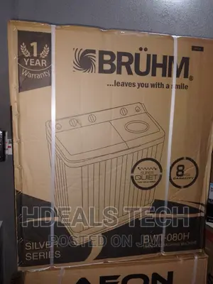 Bruhm 8kg Rust-Free Top Load Washing Machine