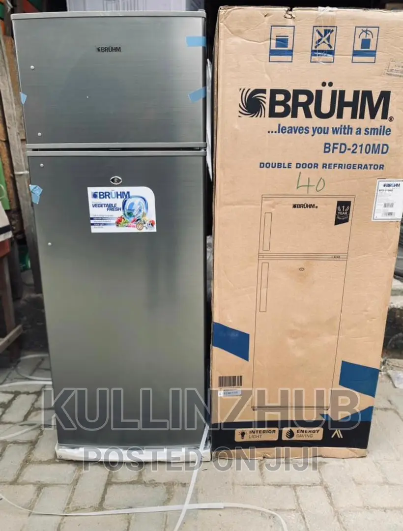 Bruhm 200 Liters Double Door Fridge | BFD-210MD