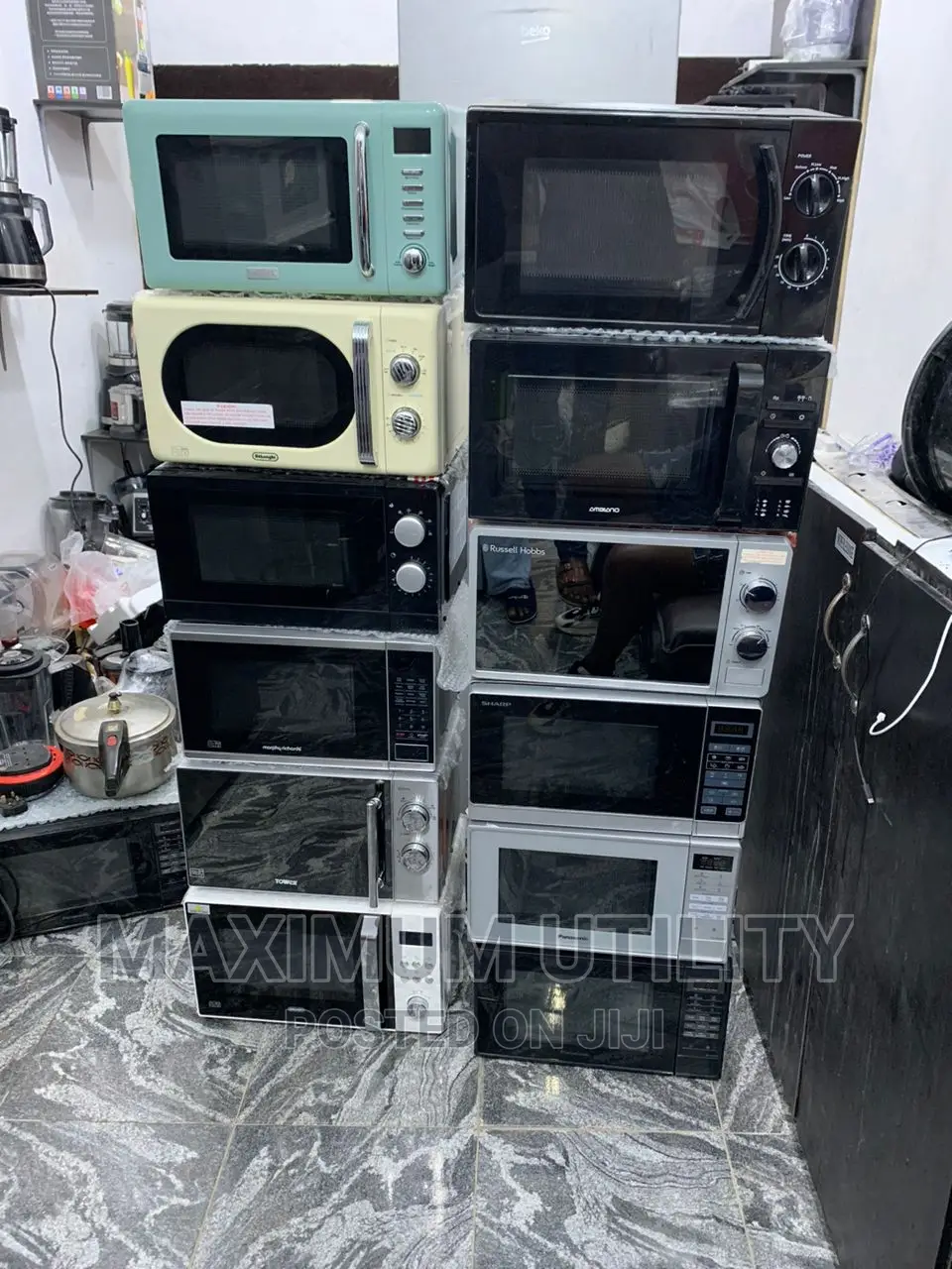 Single London Used Micro Waves 800W - 1000W