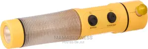Glass Breaker Hammer Led Flash Light - Yellow
