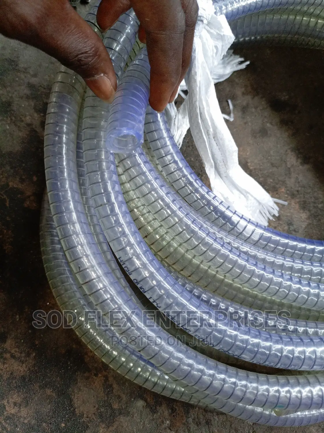 1/2" Transparent Wire Hose