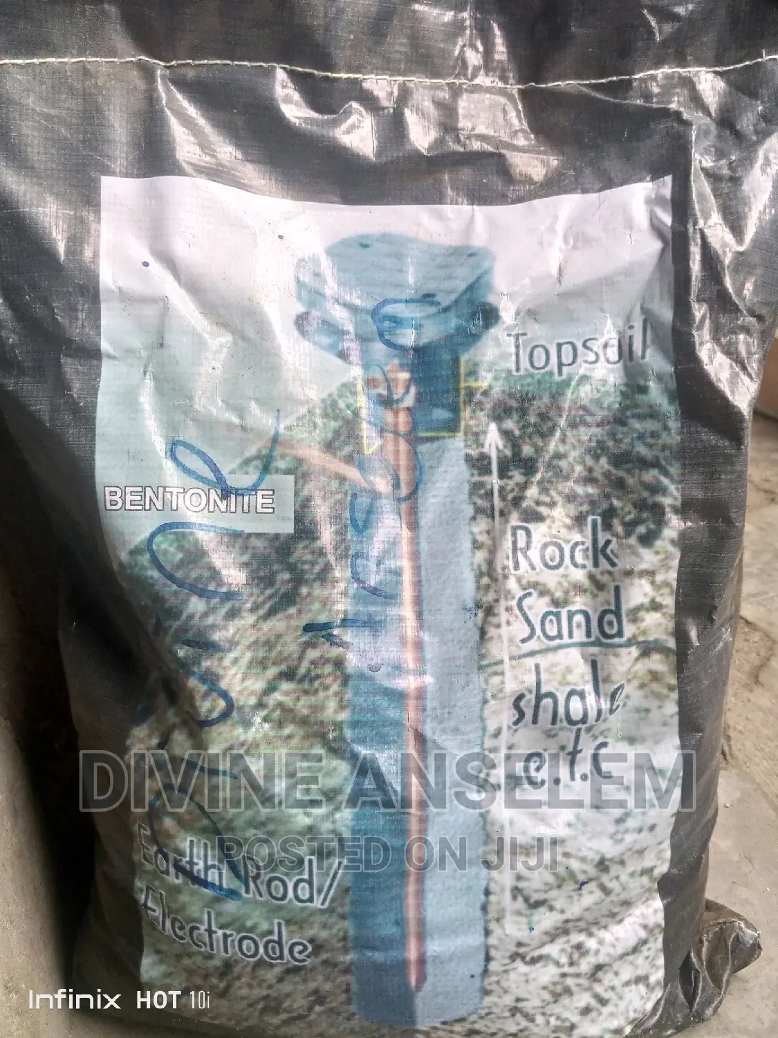 25kg Bentonit Earthing Material