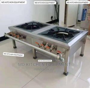 Gas Cooker 2 Burna Foreign Stainless Steel