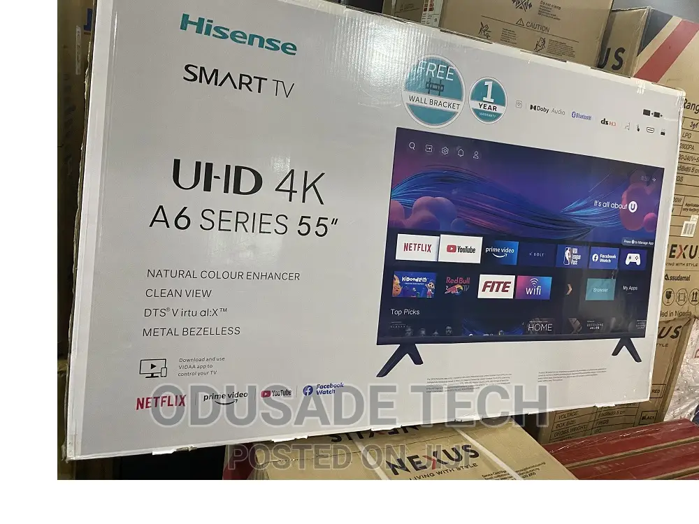 Wifi Hisense 55 Inches Smart TV Available