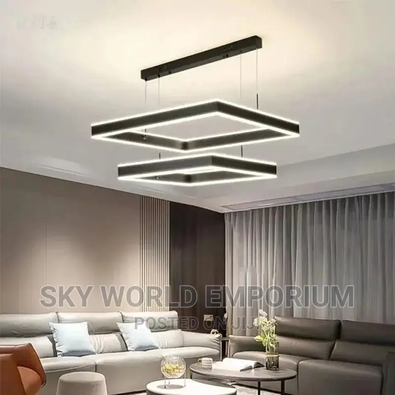 Modern Pendant Rectangular Chandelier
