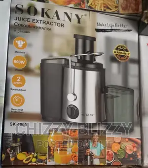 Sokany Multipurpose Fruit Juicer- Juice Extractor.