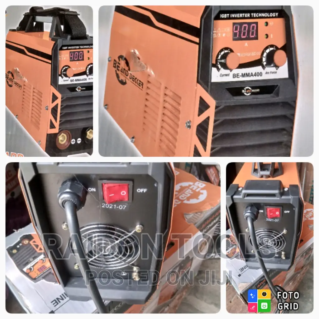 Inverter Welding Machine Mma 400 Bee and Decker - RAIDON TOOLS ...