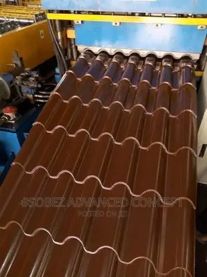 Royal Brown Step Tiles Aluminum Roofing Sheet