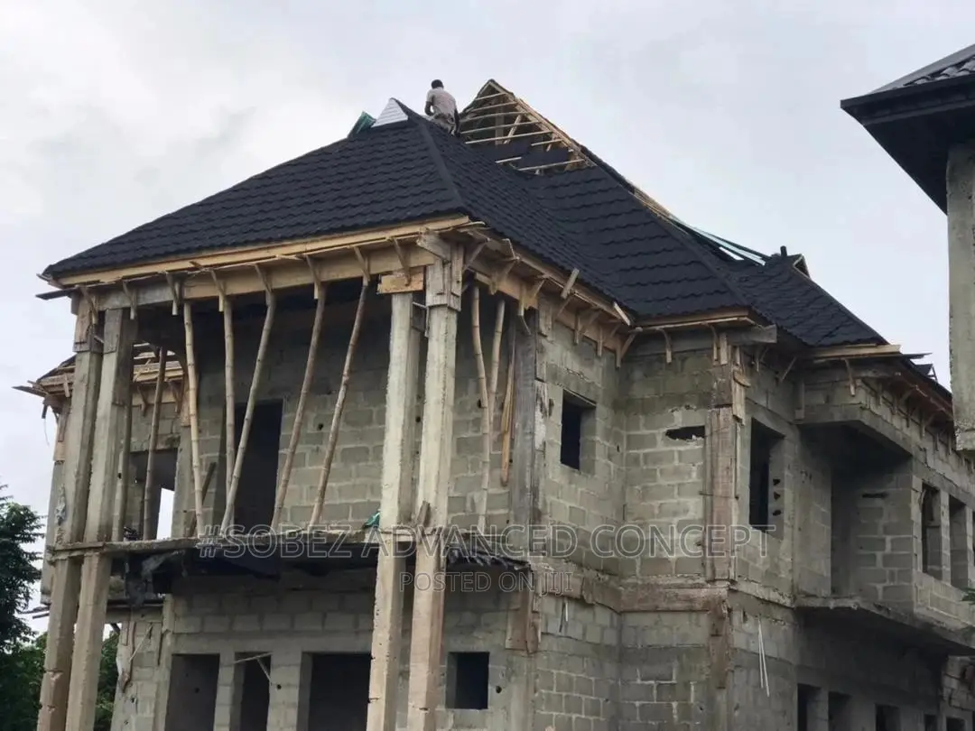 Duplex Roofing Wood Work
