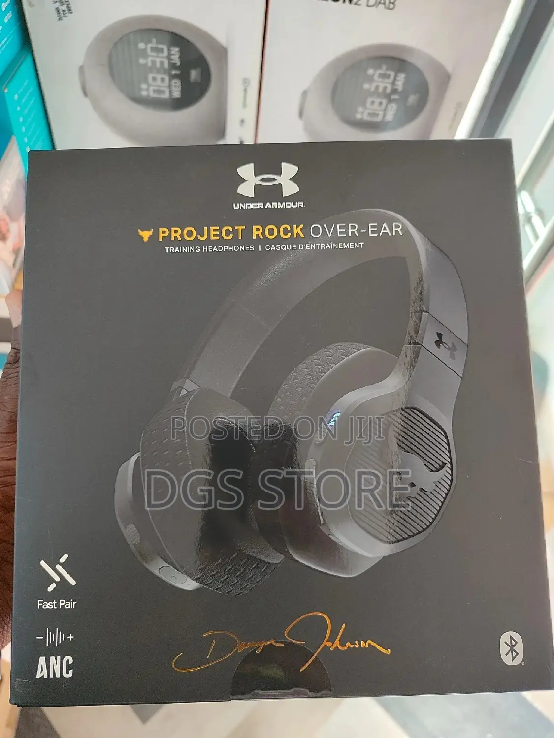 JBL Under Armour Project Rock Over Ear Bluetooth Headphone