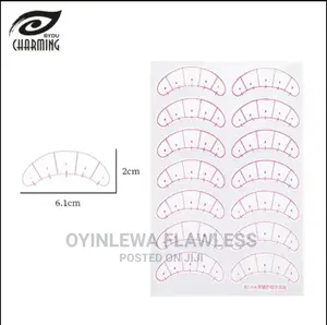 Practice Eyelash Extension Sticker Strip
