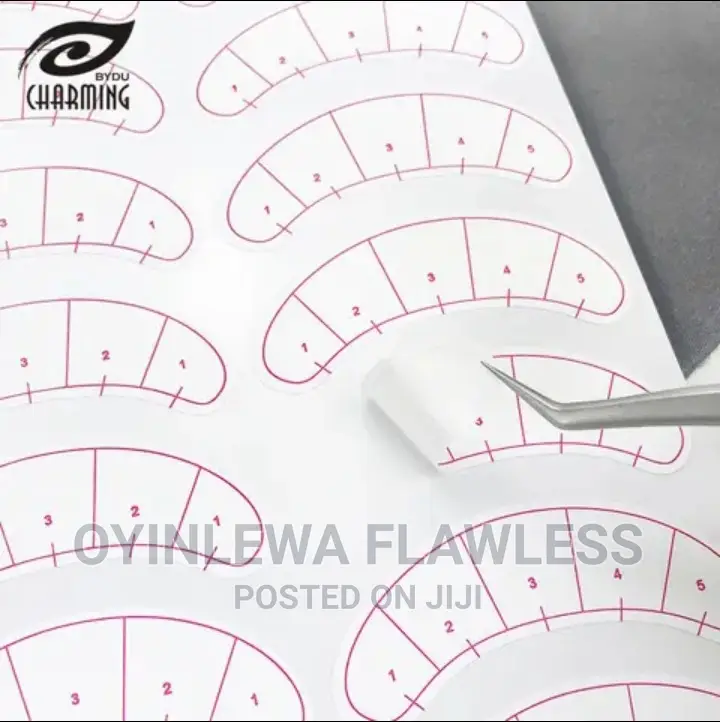 Practice Eyelash Extension Sticker Strip