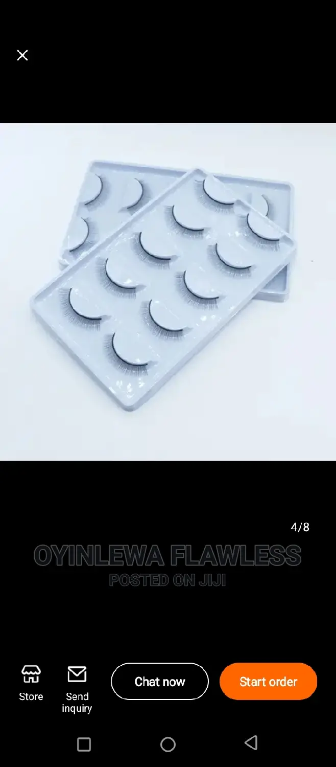 Practice Eyelash Extension Sticker Strip