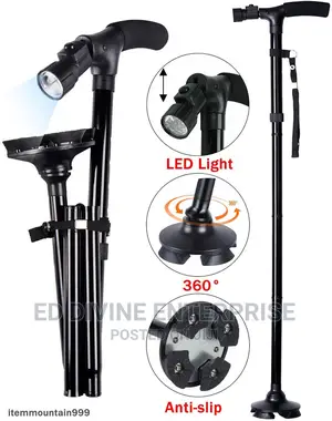Walking Stick With Torch