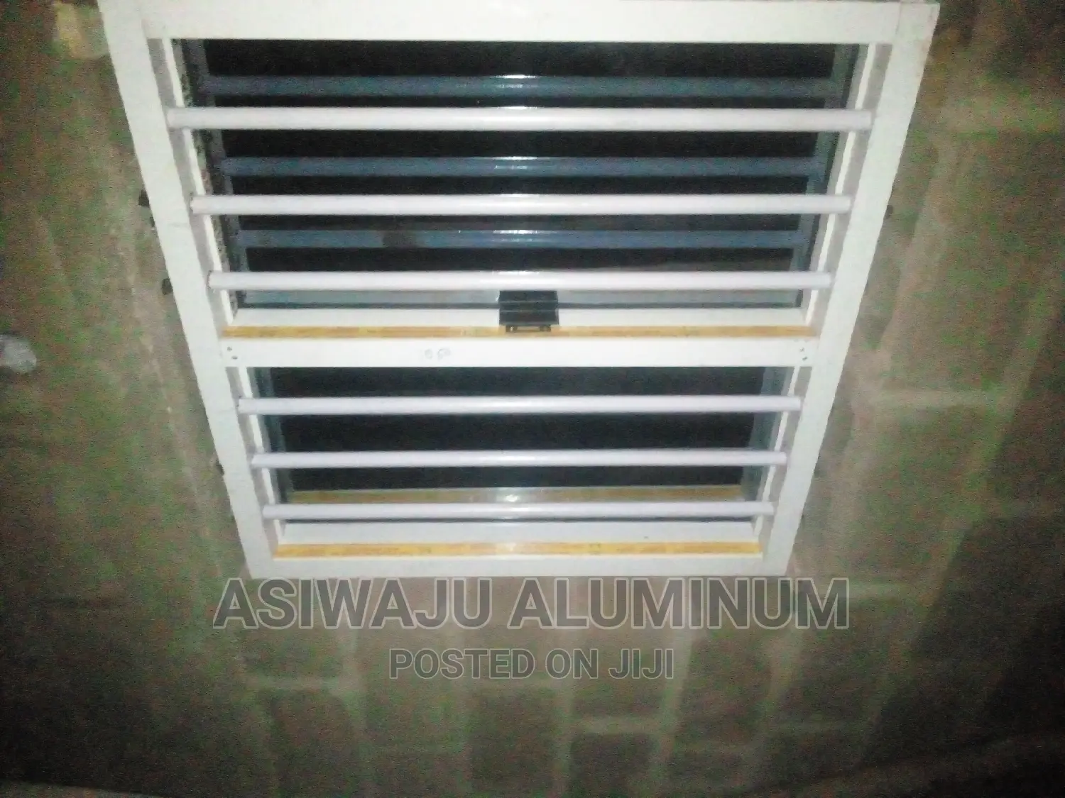 Transom Frameless Window With Burglary