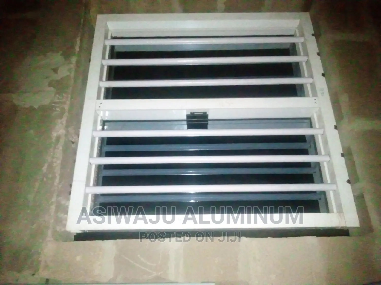 Transom Frameless Window With Burglary