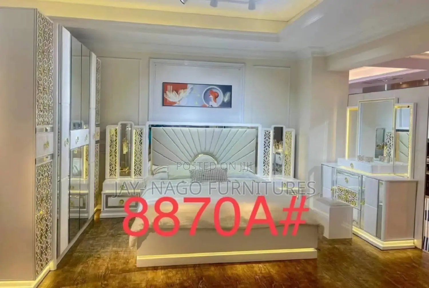 Royal Smart Classic Bedframe With Wardrobe, Drawer