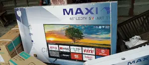 Maxi 65" Smart Android LED Tv Tiny Frame,Netflix,Youtube