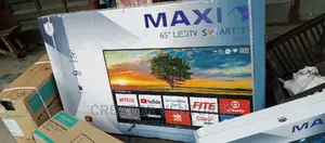 Maxi 65" Smart Android LED Tv Tiny Frame,Netflix,Youtube