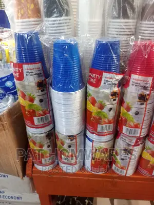 Disposable Cups-plastic Takeaway Cups- 50 Pieces