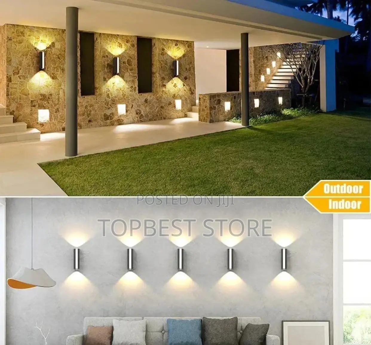 Outdoor/Indoor LED Wall Sconce Light