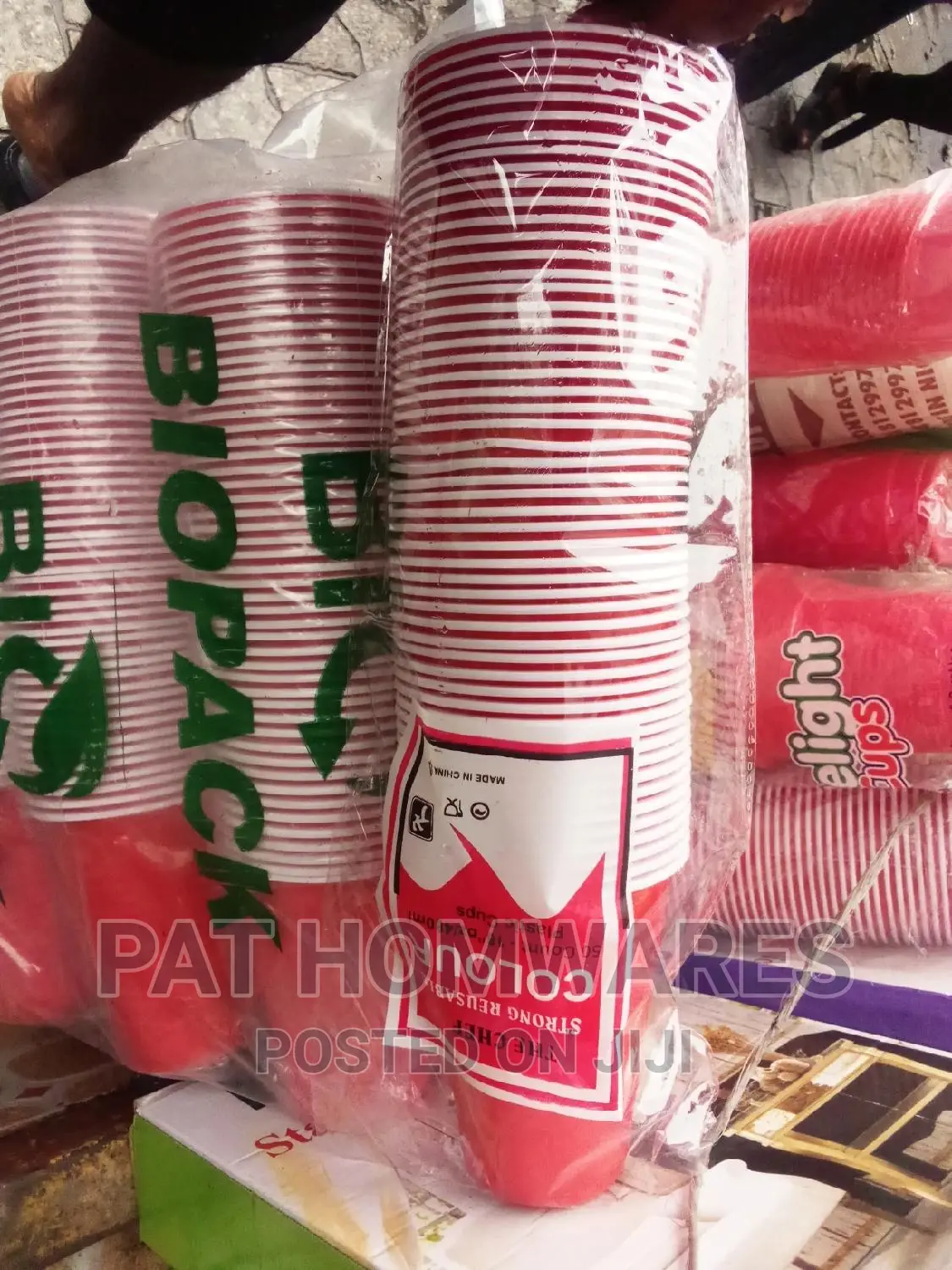 Disposable Cups-plastic Takeaway Cups- 50 Pieces