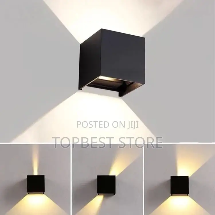 Aluminum Cube Wall Mounted Light