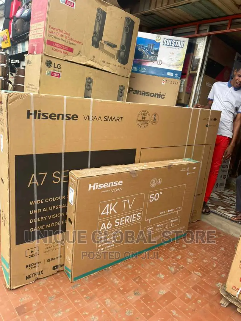Hisense 50" Smart Uhd Frameless Tv With Wifi