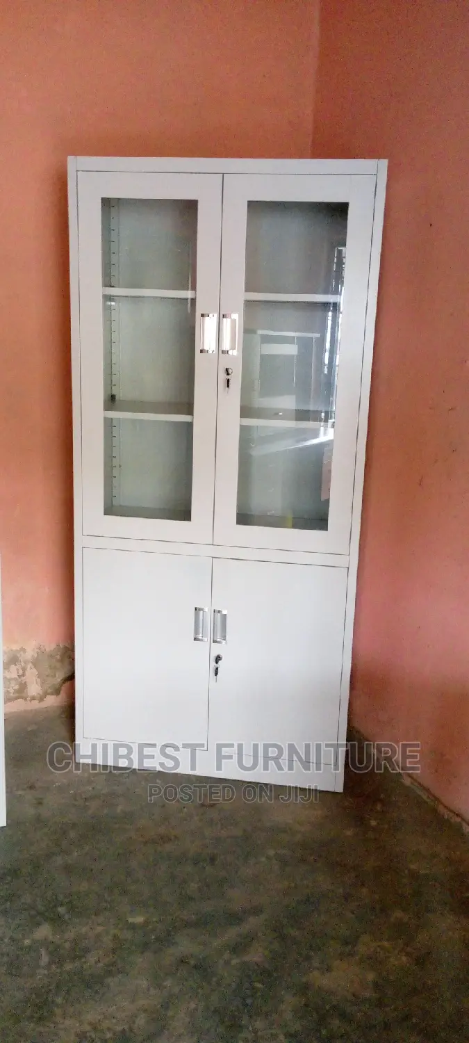 Quality Metal File Cabinet With Glass