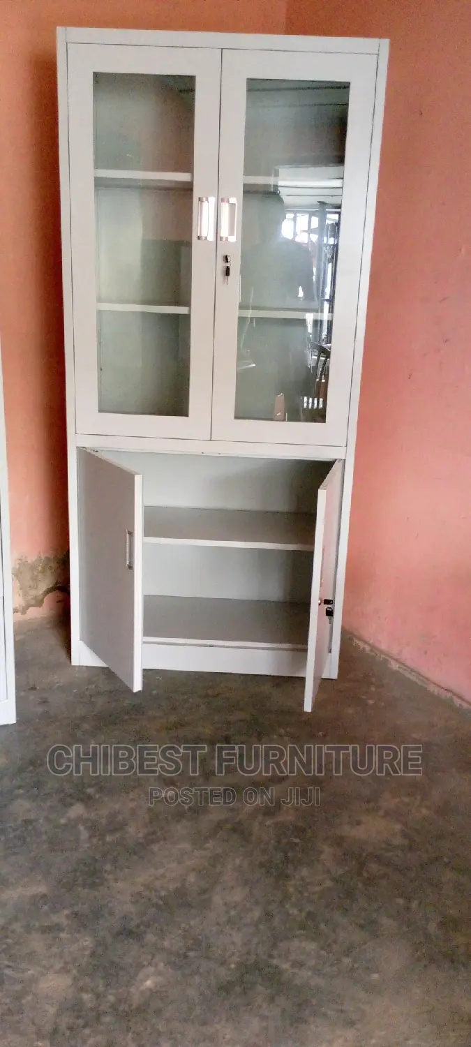 Quality Metal File Cabinet With Glass