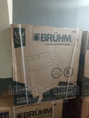Brand New Bruhm 8kg Twin Tub Top Loader Washing Machine