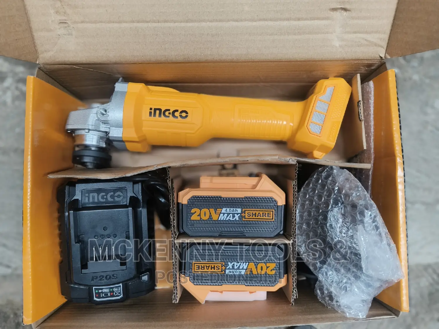 20V Lithium-Ion Angle Grinder – CAGLI20157