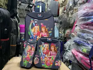 3n1 Kids Cartoon Character Trolley School Bag