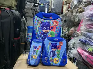 3n1 Kids Cartoon Character Trolley School Bag