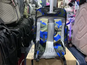 Quality Stock Material Back Pack With Trolley