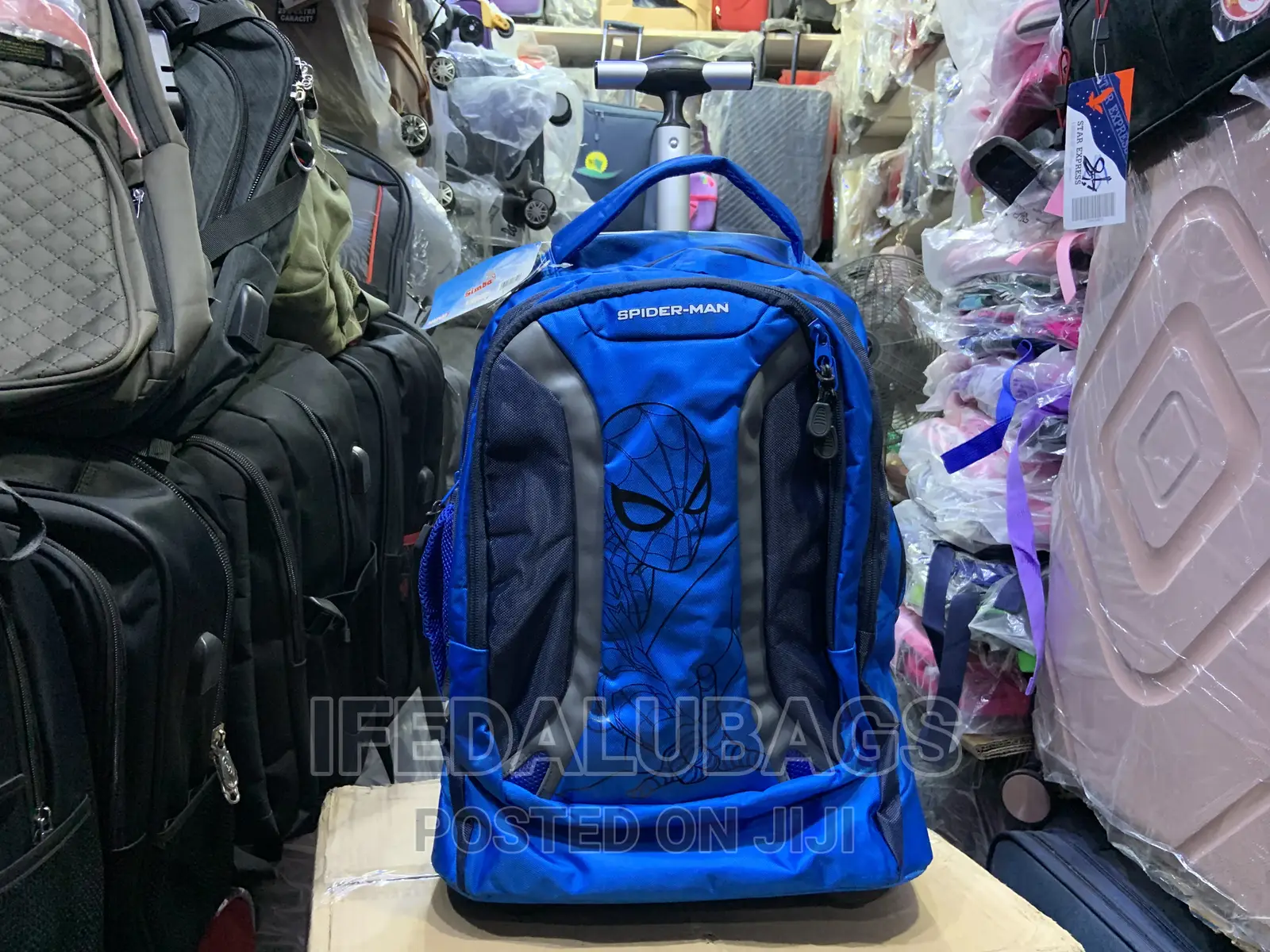 Quality Light Stock Material Backpack With Trolley
