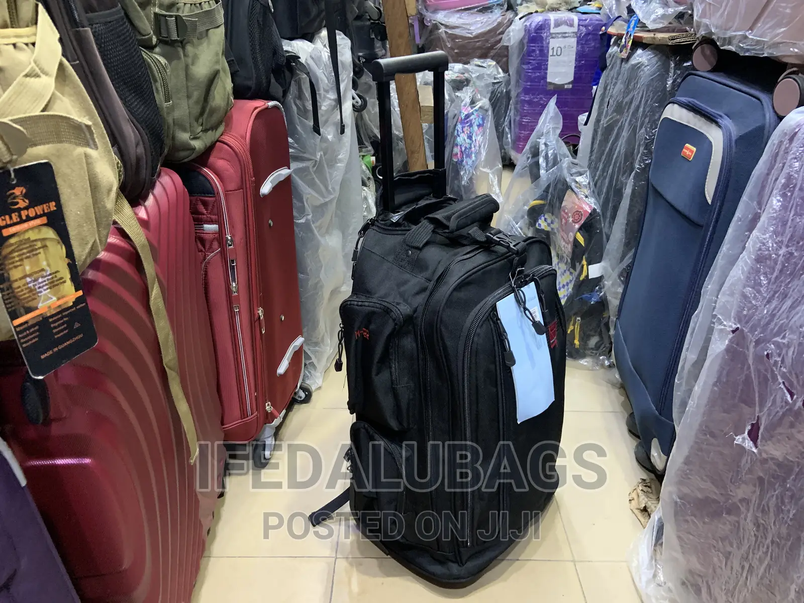 Quality Stock Material Back Pack With Trolley