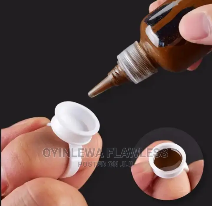Disposable Silicon PMU Tattoo Ink Lash Glue Cup Ring