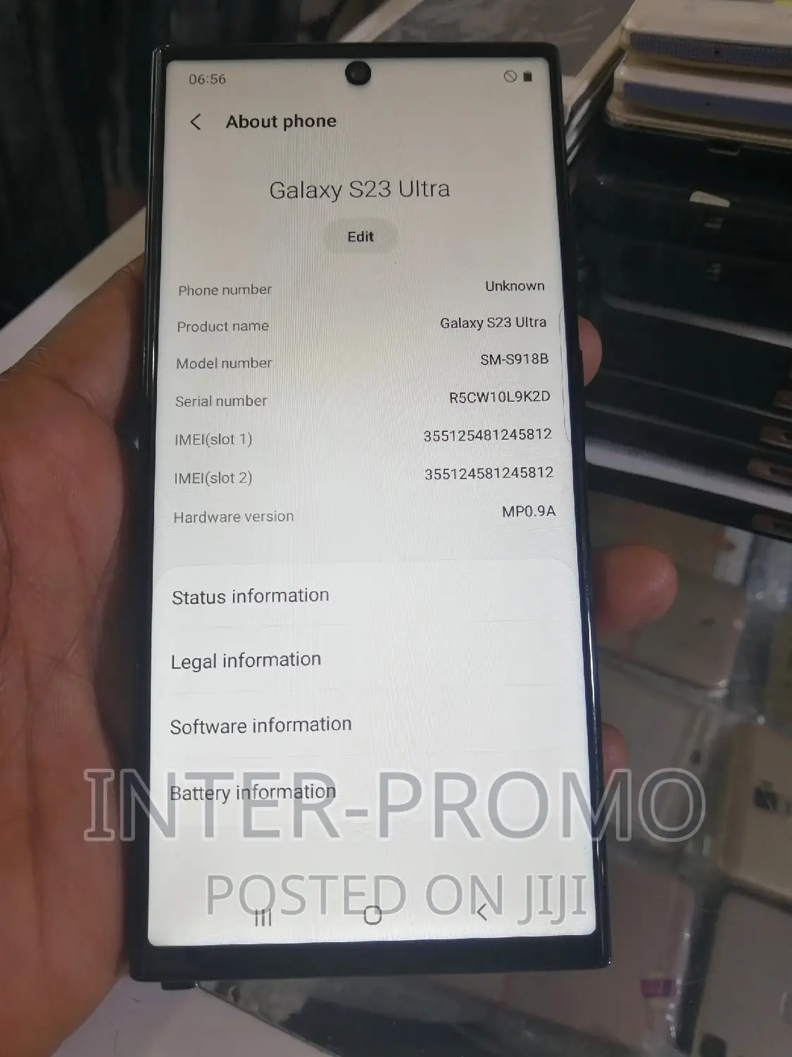 Samsung Galaxy S23 Ultra 256 GB Black