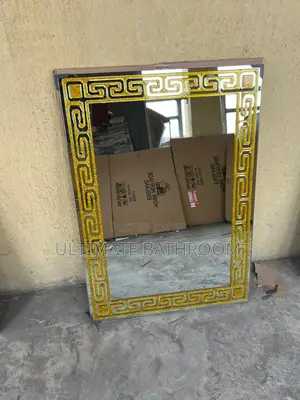 Square Gold Versace Design Mirror