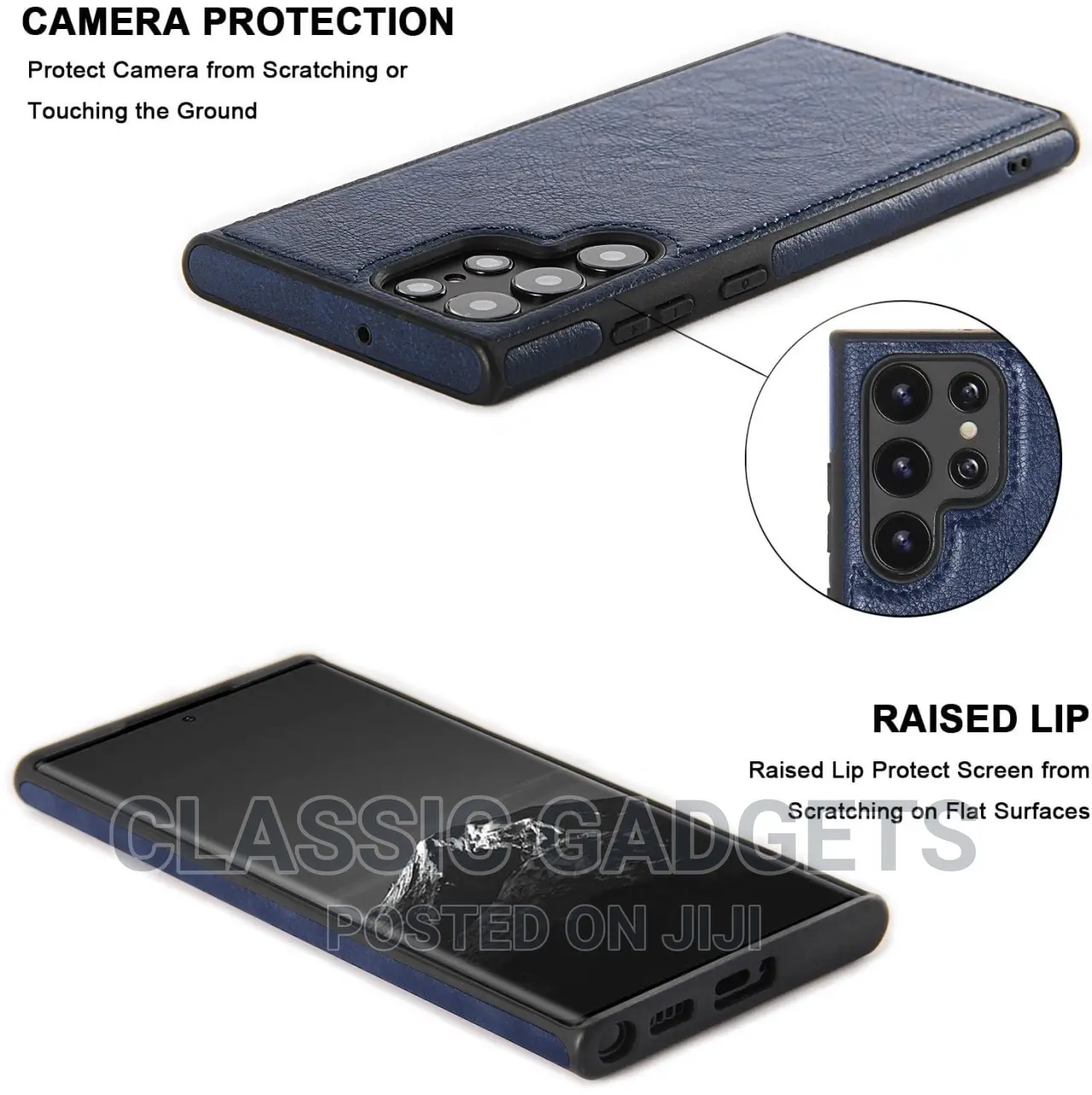 • Premium Leather Case for Samsung S23 Series