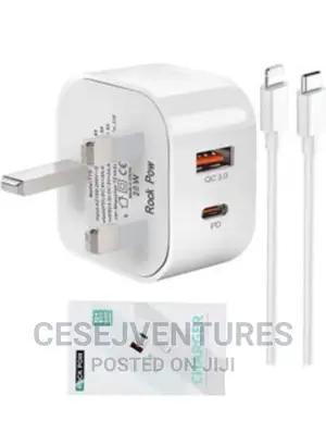 Type C and USB Charger Head Adapter (20W) Wholesale